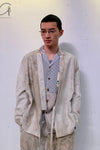 Aviva Jifei Xue staining short kimono jacket SS23-KJS-FS